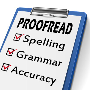 proofreading resume